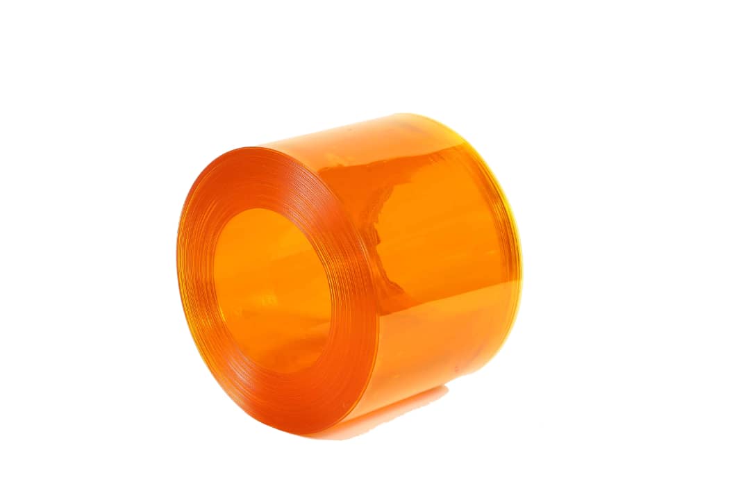 Amber Yellow PVC Strip Curtain Rolls
